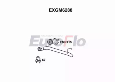 EUROFLO exgm6288 - Насадка выпускной трубы