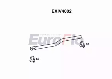 EUROFLO exiv4002 - Труба выхлопного газа