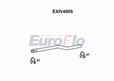 EUROFLO exiv4005 - Труба выхлопного газа
