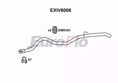 EUROFLO exiv6006 - Насадка выпускной трубы