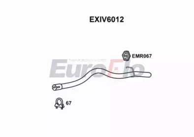 EUROFLO exiv6012 - Насадка выпускной трубы