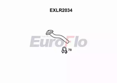 EUROFLO exlr2034 -  Труба выхлопного газа