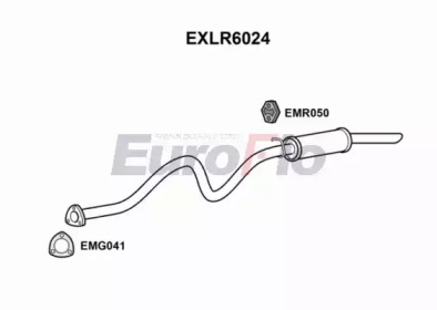 EUROFLO exlr6024 -  Глушитель выхлопных газов конечный