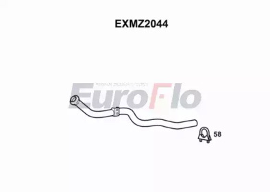 EUROFLO exmz2044 -  Труба выхлопного газа