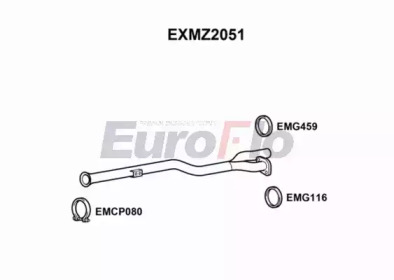 EUROFLO exmz2051 -  Труба выхлопного газа