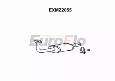 EUROFLO exmz2055 -  Труба выхлопного газа