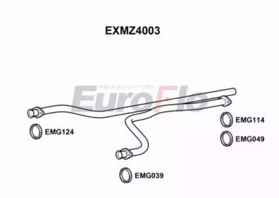 EUROFLO exmz4003 -  Труба выхлопного газа