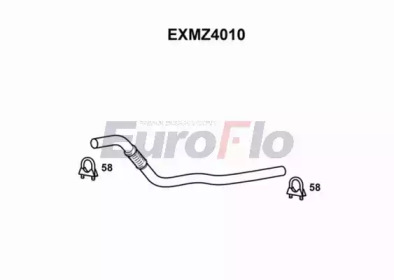 EUROFLO exmz4010 -  Труба выхлопного газа