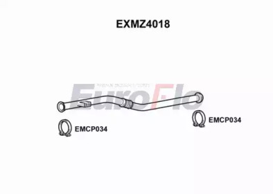 EUROFLO exmz4018 -  Труба выхлопного газа