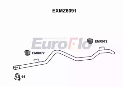 EUROFLO exmz6091 -  Насадка выпускной трубы