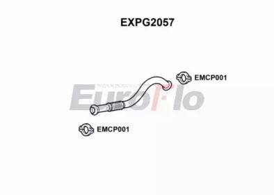 EUROFLO expg2057 -  Труба выхлопного газа