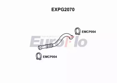 EUROFLO expg2070 -  Труба выхлопного газа