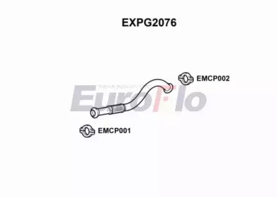 EUROFLO expg2076 -  Труба выхлопного газа