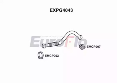 EUROFLO expg4043 - Труба выхлопного газа