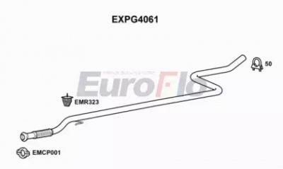 EUROFLO expg4061 -  Труба выхлопного газа