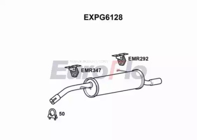 EUROFLO expg6128 -  Глушитель выхлопных газов конечный