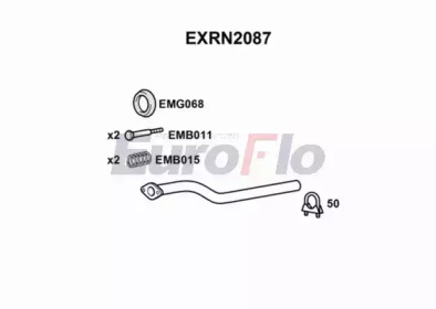 EUROFLO exrn2087 - Труба выхлопного газа