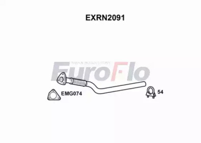 EUROFLO exrn2091 - Труба выхлопного газа