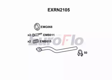 EUROFLO exrn2105 - Труба выхлопного газа