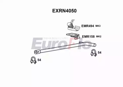 EUROFLO exrn4050 - Труба выхлопного газа