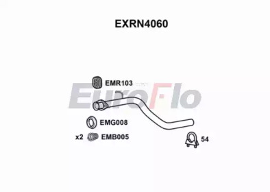 EUROFLO exrn4060 - Труба выхлопного газа