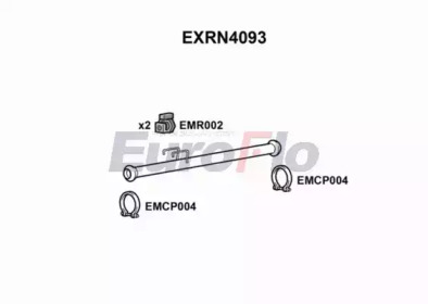 EUROFLO exrn4093 -  Труба выхлопного газа