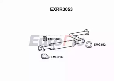 EUROFLO exrr3053 -  Средний глушитель выхлопных газов