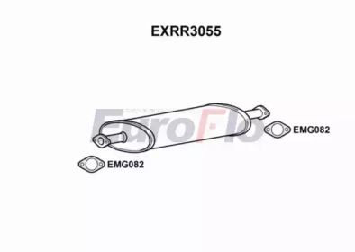 EUROFLO exrr3055 -  Средний глушитель выхлопных газов