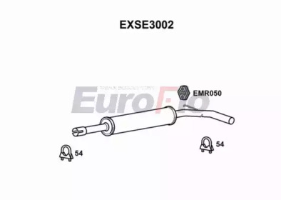 EUROFLO exse3002 -  Средний глушитель выхлопных газов