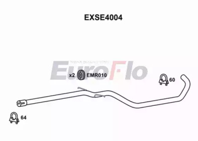 EUROFLO exse4004 -  Труба выхлопного газа
