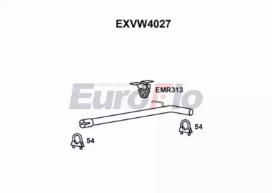 EUROFLO exvw4027 -  Труба выхлопного газа
