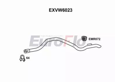 EUROFLO exvw6023 - Насадка выпускной трубы