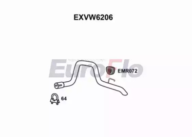 EUROFLO exvw6206 - Насадка выпускной трубы