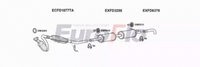 EUROFLO fdtra239001 -  Система выпуска ОГ