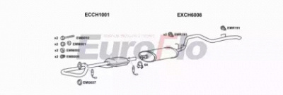 EUROFLO jpwra405008a - Система выпуска ОГ