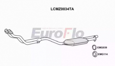 EUROFLO lcmz0034ta -  Катализатор