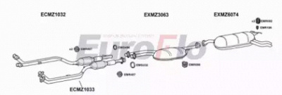 EUROFLO mz600605001 -  Система выпуска ОГ