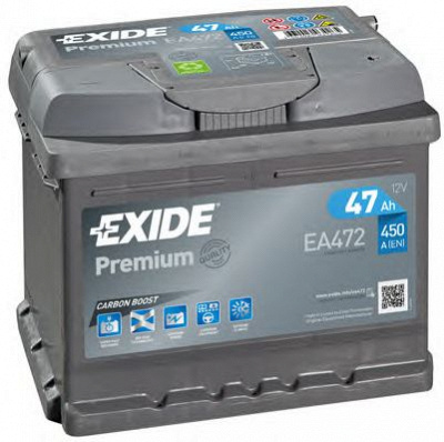 EXIDE ea472 -  Стартерная аккумуляторная батарея| Стартерная аккумуляторная батарея