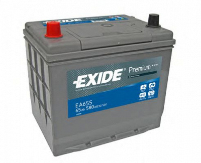 EXIDE ea655 -  Стартерная аккумуляторная батарея| Стартерная аккумуляторная батарея