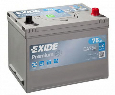 EXIDE ea754 -  Стартерная аккумуляторная батарея| Стартерная аккумуляторная батарея