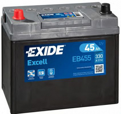 EXIDE eb455 -  Стартерная аккумуляторная батарея| Стартерная аккумуляторная батарея