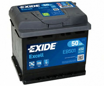 EXIDE eb501 -  Стартерная аккумуляторная батарея| Стартерная аккумуляторная батарея