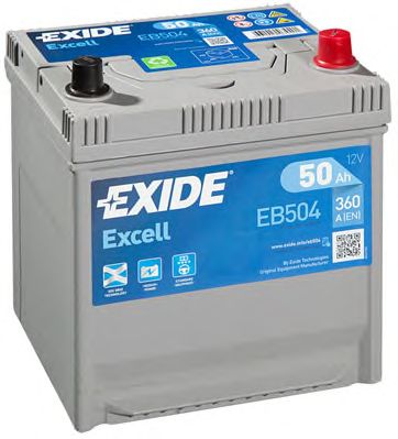 EXIDE eb504 -  Стартерная аккумуляторная батарея| Стартерная аккумуляторная батарея