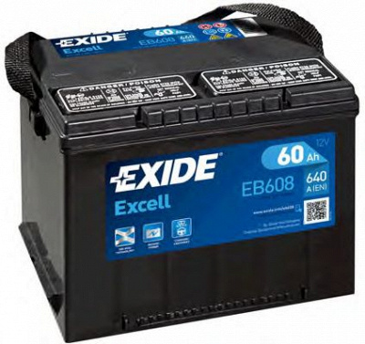 EXIDE eb608 -  Стартерная аккумуляторная батарея; Стартерная акку