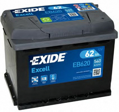 EXIDE eb620 -  Стартерная аккумуляторная батарея| Стартерная аккумуляторная батарея