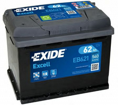 EXIDE eb621 -  Стартерная аккумуляторная батарея| Стартерная аккумуляторная батарея