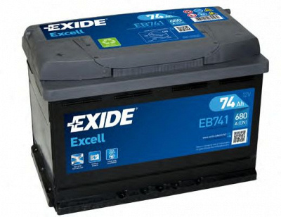 EXIDE eb741 -  Стартерная аккумуляторная батарея| Стартерная аккумуляторная батарея