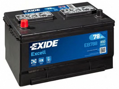 EXIDE eb788 -  Стартерная аккумуляторная батарея; Стартерная акку