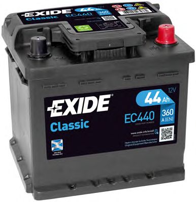 EXIDE ec440 -  Стартерная аккумуляторная батарея| Стартерная аккумуляторная батарея