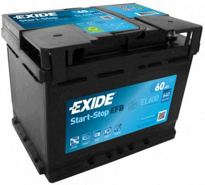 EXIDE el600 -  Стартерная аккумуляторная батарея| Стартерная аккумуляторная батарея